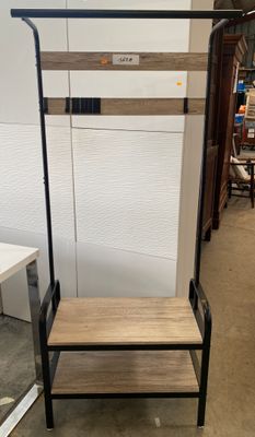 an image of a coat rack in a store