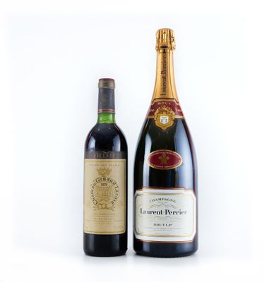 deux bouteilles de vin posées l'une à côté de l'autre sur une surface blanche