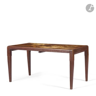 an image of a table with a wooden top on a white background