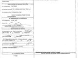 a close up of a document with a barcode on it