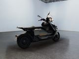 a scooter that is parked in a room