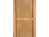 an image of a wooden cabinet with a glass door