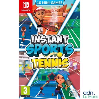 a nintendo wii game with a tennis player on the cover