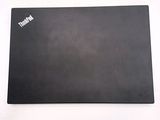 a black mouse pad with a white logo on it