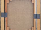 an image of a picture frame with tape taped around it