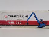 a box that has a blue crane on top of it