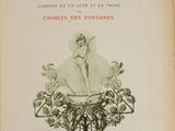 the front cover of a book with a drawing of a woman in a hat