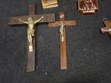 a lot of religious items that are on the floor