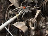 a close up of the engine of an old truck