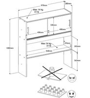 Lot de 2 meubles de rangement pour aménagement/entourage de … (photo 3)