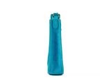 a small blue bag with a handle on a white background