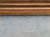 an image of a close up of a painting on a wall