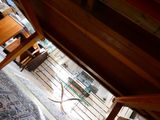 a view of a living room through a doorway