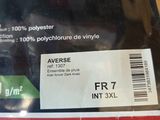 a label on the back of a box that is on a table