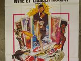 the poster for roger james bond ' s movie, ' vivet lasser noir '