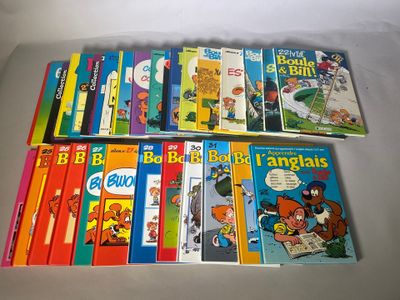 plusieurs livres pour enfants sont alignés sur une surface blanche