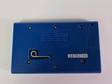 an image of a close up of a blue device on a white surface
