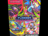 a box of pokemon trading cards on a black background