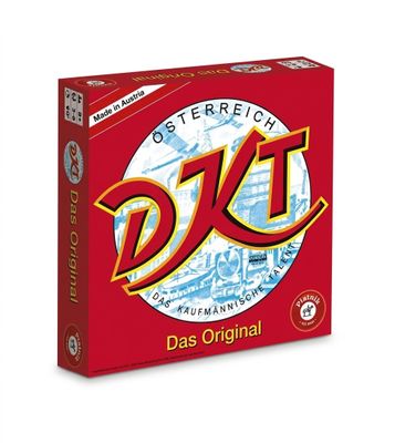 La boîte est rouge et blanche, avec les lettres « d » et « u » dessus.