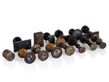 several different types of screws and screws on a white surface