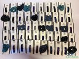 a picture of a bunch of hair clips on a table