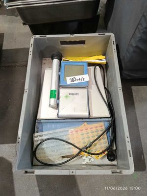 a box that has a lot of items in it