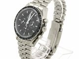 the stainless steel bracelet watch has a black dial on the face