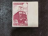 a stamp with a picture of a train on it