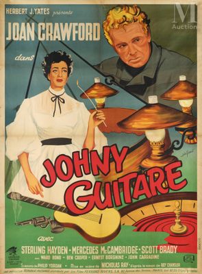johnny guitare - 11 x 17 movie poster - style a