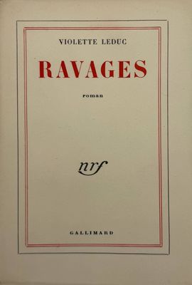 the front cover of a book with the title of the novel ravages