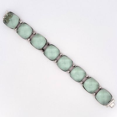 BACCARAT "Medicis" Bracelet en argent (800e), composé d’impo…