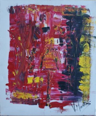Victor Marinas. Né en 1970. Huile sur toile signée en bas à …