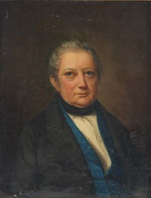 Ecole Belge, début XIXe Portrait de notable, huile sur toile…