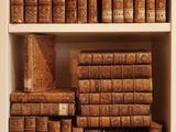 de nombreux livres anciens sur les étagères de la pièce