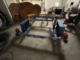 a picture of a fork lift in a warehouse
