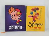 two children ' s books are sitting side by side on a table