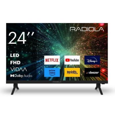 une télévision à écran plat proposant un large choix de chaînes en streaming