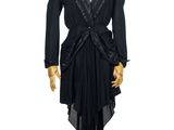 an image of a mannequin dressed in a black dress