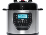 an image of a digital pressure cooker on a white background
