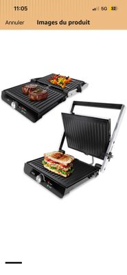 Barbecue électrique Domo La première photo est non contractu…