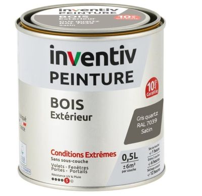 Peinture Inventitiv pour bois extérieur 1,5 l