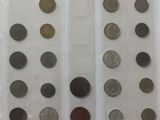 a lot of coins that are in a plastic bag