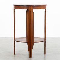 Table d'appoint haute, en bois sculpté, style Art déco, vers… (photo 3)