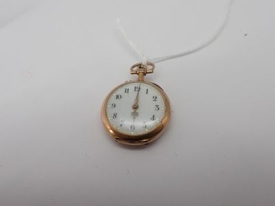 Montre de col, boîtier et coque intérieure or, poids 15,1g tel - Photo 1