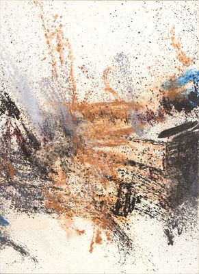Kristine Tissier (1928-2010) 5 tableaux > Sans titre 1989, t…