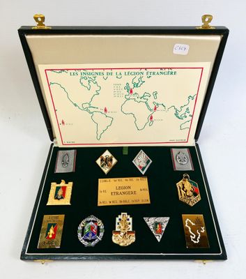 a case with a bunch of pins in it