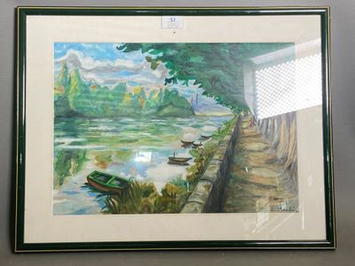 une photo d'un tableau accroché au mur