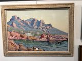une photo d'un tableau accroché au mur