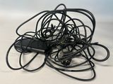 a pile of wires that are tangled up on a table