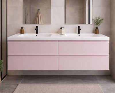 Ensemble meuble de salle de bain suspendu HALO SANIJURA 120 …